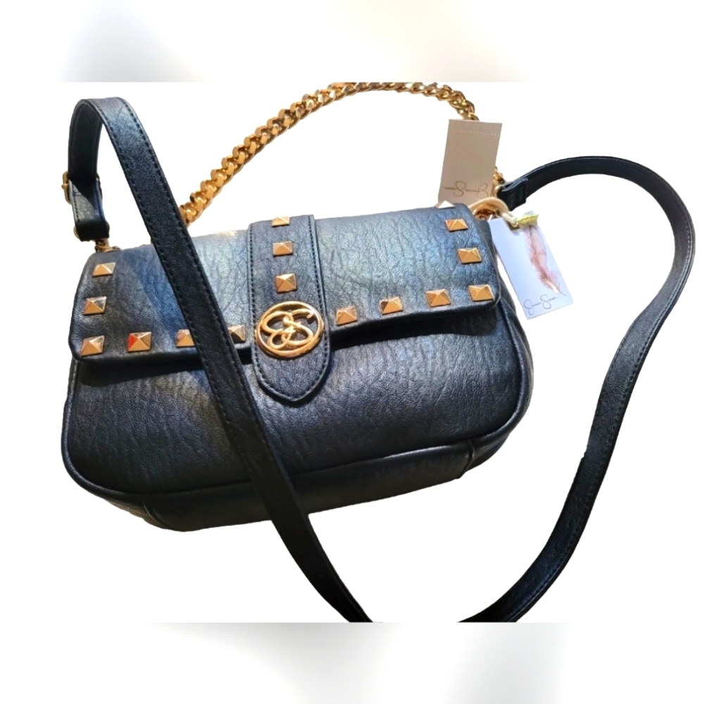 NWT!! Jessica Simpson Jennifer Crossbody Bag With Gold Details